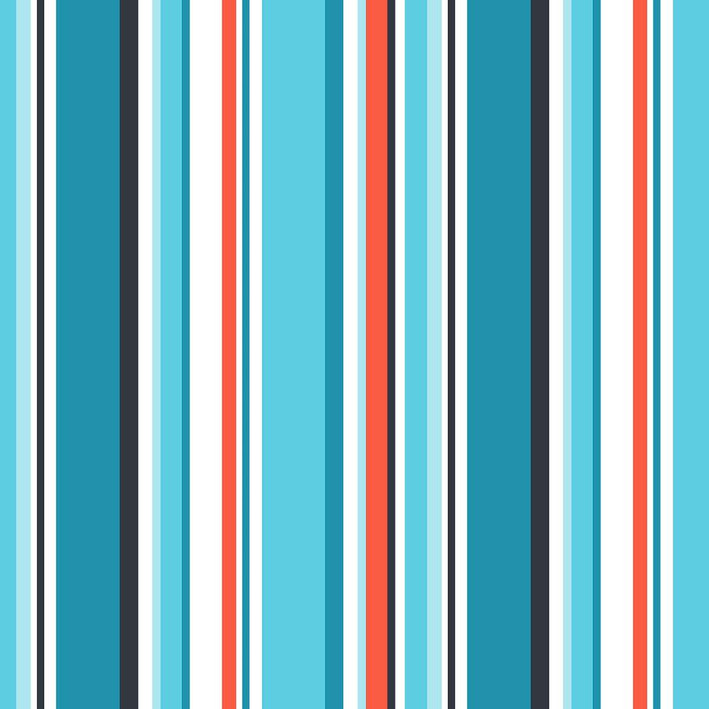 Patton Wallcoverings JJ38043 Rewind Step Stripe In Turquoise, Orange And Black Wallpaper